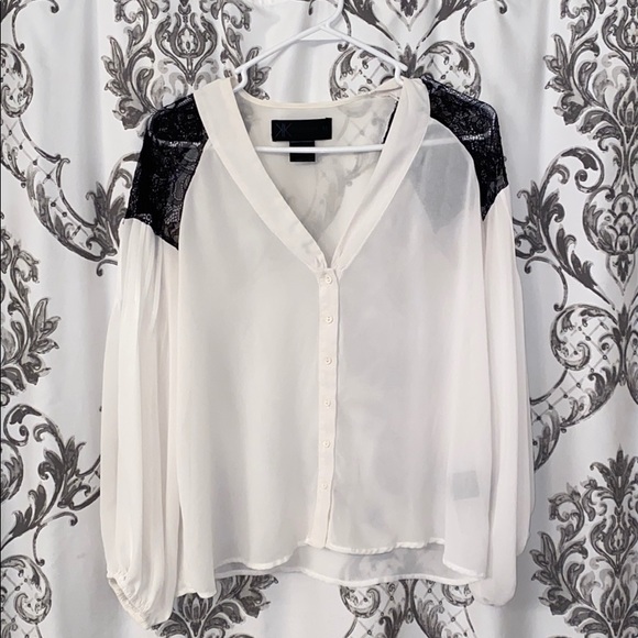 Kardashian Kollection Chiffon blouse - Picture 1 of 4